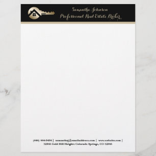 Papel Timbrado Profissional de Agente Imobiliário