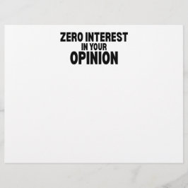 Papel Timbrado Profissional Sem Interesse Na Sua Opinião