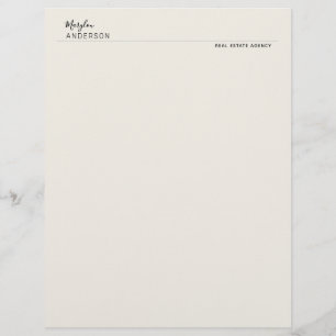 Papel Timbrado Profissional - UNISEX