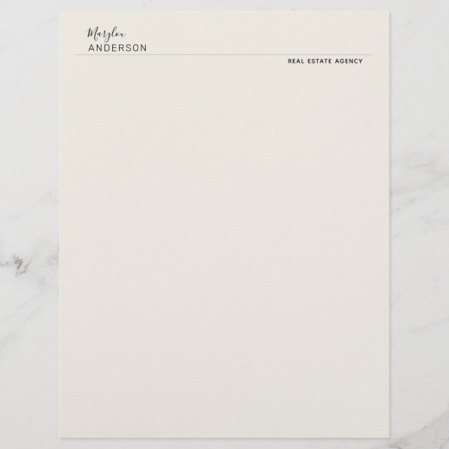 Papel Timbrado Profissional - UNISEX (Frente)