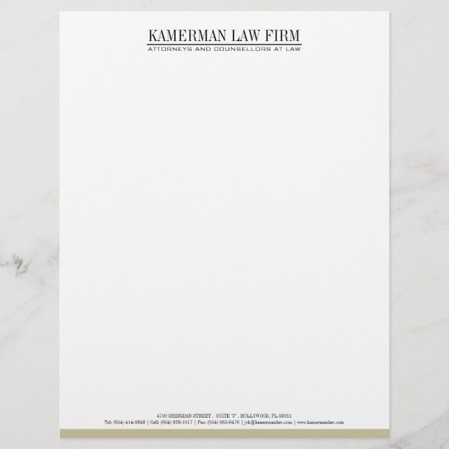 Papel Timbrado Promotor Letterhead (Frente)