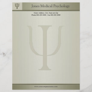 Papel Timbrado Psicóloga Letterhead