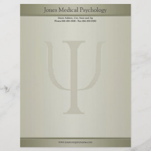 Papel Timbrado Psicóloga Letterhead