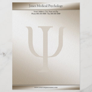 Papel Timbrado Psicóloga Letterhead