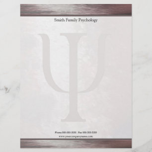Papel Timbrado Psicóloga Letterhead