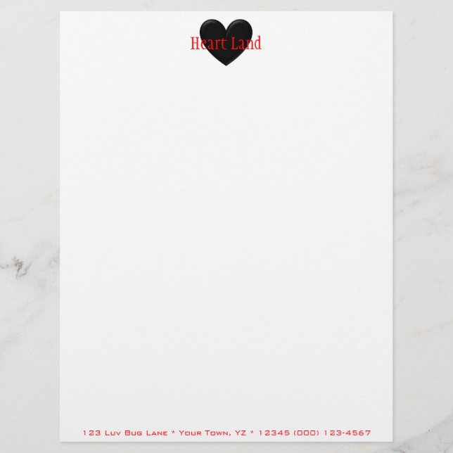 Papel Timbrado Puffy Heart (Frente)
