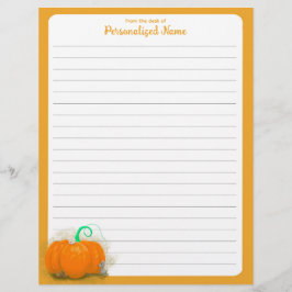 Papel Timbrado Pumpkin Playground - Linda