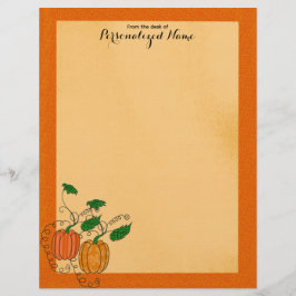 Papel Timbrado Pumpkin Spice - Cabeça Letal Sem Guarda