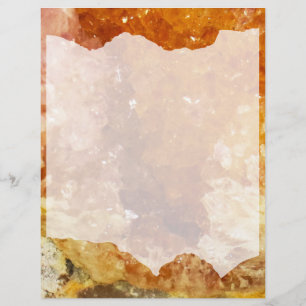 Papel Timbrado Quadro de Cristais do Desert Dawn