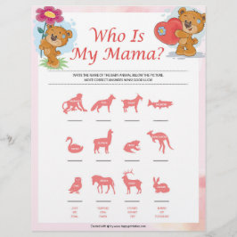 Papel Timbrado Quem É Minha Mãe