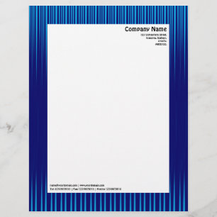 Papel Timbrado Raios - Tons de Azul