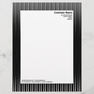 Papel Timbrado Rays - Preto e Branco