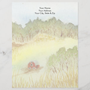 Papel Timbrado Red Barn