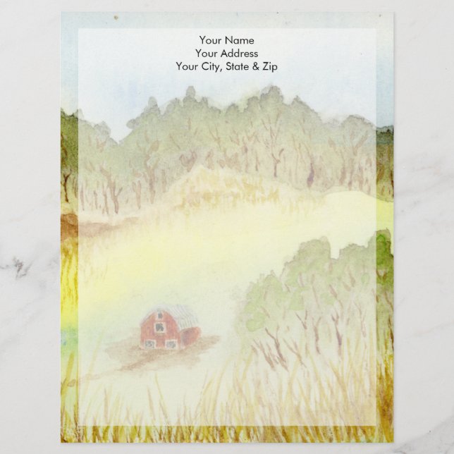 Papel Timbrado Red Barn (Frente)