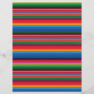 Papel Timbrado Red Serape Saltillo tradicional cobertor mexicano