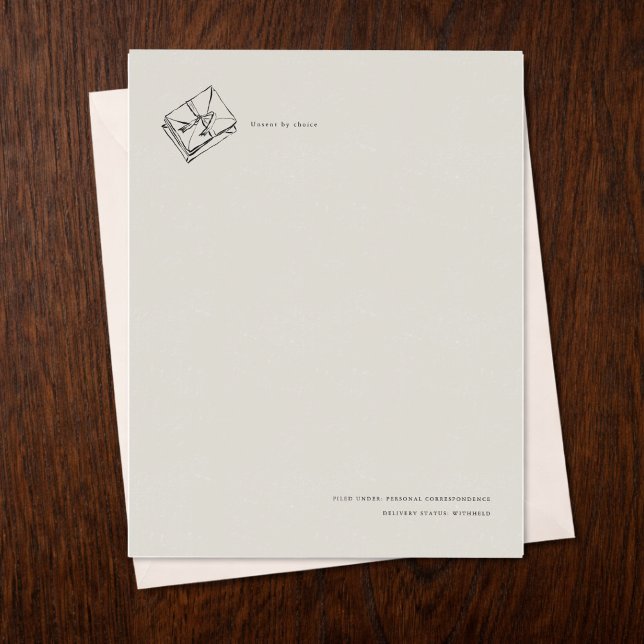 Papel Timbrado Regência Epistolar Dark Academia (Criador carregado)