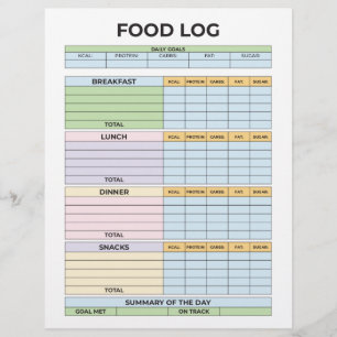 Papel Timbrado Registro de comida