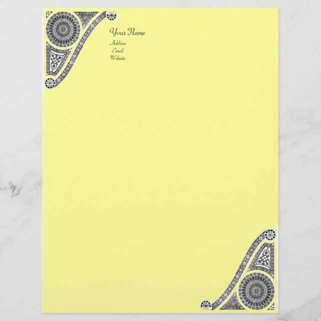 Papel Timbrado RENASCIMENTO,amarelo (Frente)