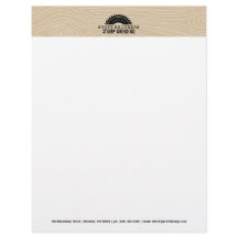 Rolha de galhardetes ou Tree Care Business Letterh