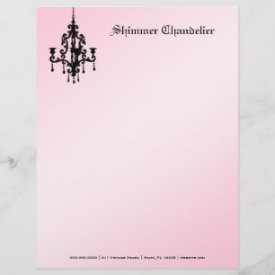 Papel Timbrado rosa 2 do candelabro 311-Shimmer