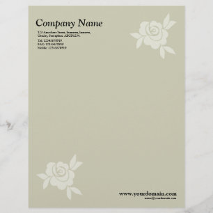Papel Timbrado Rosa Elegante - Bege Quente
