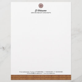 Papel Timbrado Rosa Letterhead mexicano