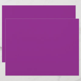 Papel Timbrado Roxo | Branding Elegante para Negóc
