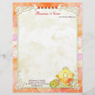 Papel Timbrado Royal Princess Carruagem Cosmetology Business