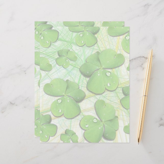 Papel Timbrado Rua Verde Shamrock iPhone 5 Case-Mate de Patrick (Frente/Verso In Situ)