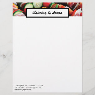 Papel Timbrado Serviço de Alimentação Restaurante Bistrô de Cater