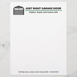 Papel Timbrado Serviço Profissional de Portão de Garagem