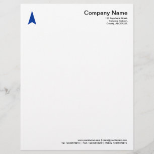 Papel Timbrado Seta fina - Marinho azul