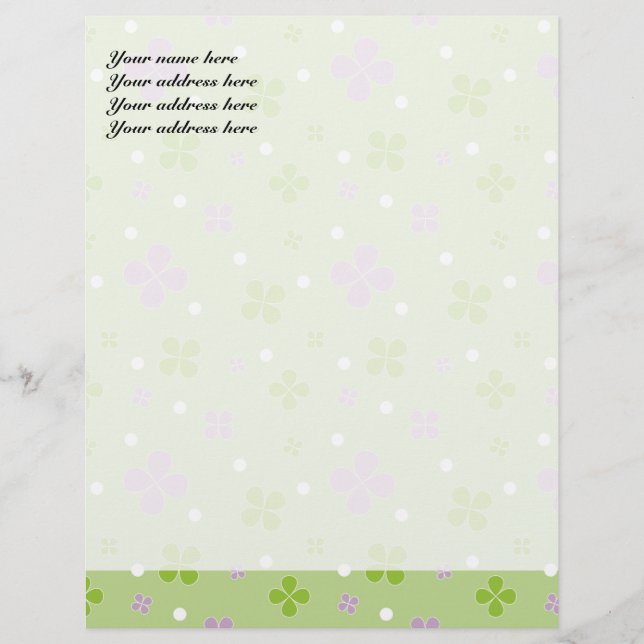 Papel Timbrado Shamrock (Frente)