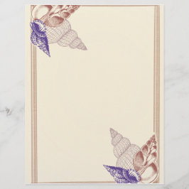 Papel Timbrado shell paper