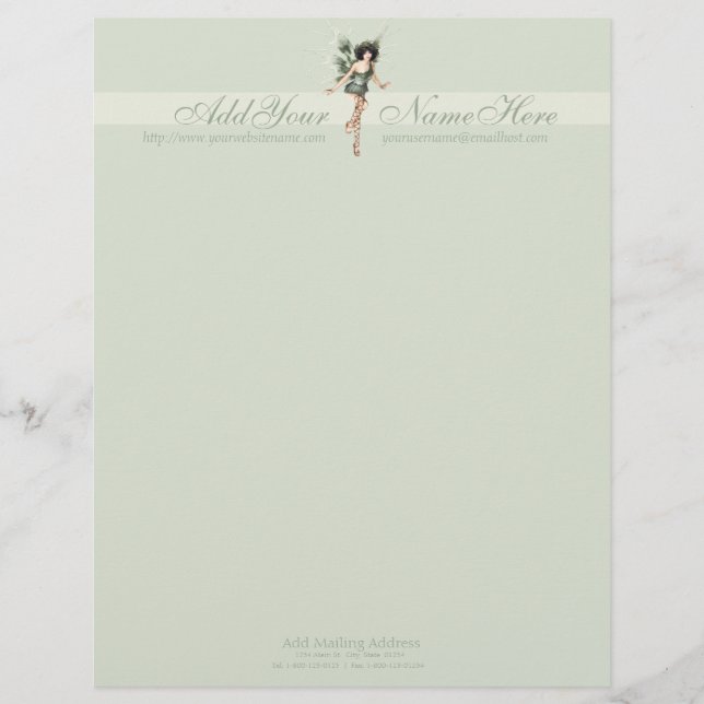 Papel Timbrado Silver Sage Letterhead (Frente)