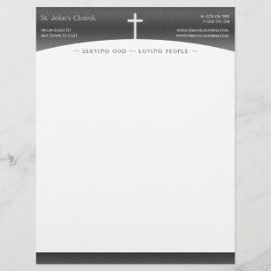 Papel Timbrado Símbolo da Cruz Cristã