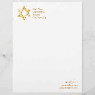 Papel Timbrado Símbolo judaísmo