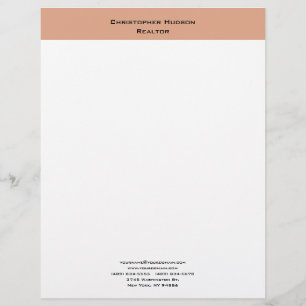 Papel Timbrado Simples e Moderno Profissional