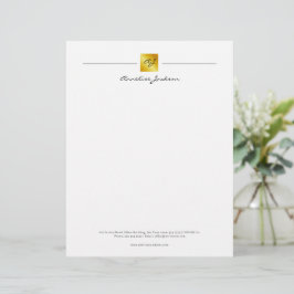 Papel Timbrado Simples Marca Profissional para Negócios
