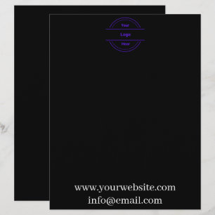 Papel Timbrado Simples Profissional com Logotipo E