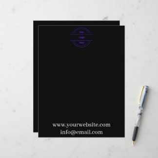 Papel Timbrado Simples Profissional com Logotipo E
