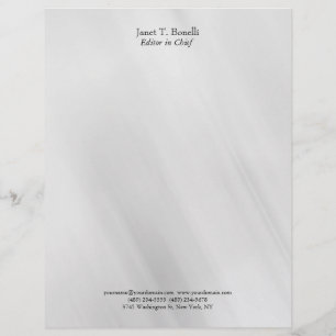 Papel Timbrado Simples profissional elegante em plano de fundo da