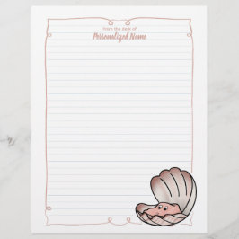 Papel Timbrado Skylar Scallop Vinculado