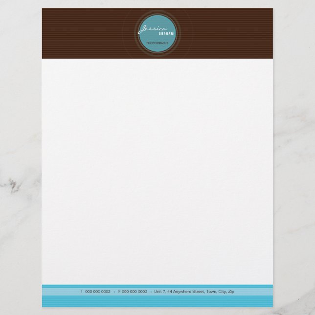 Papel Timbrado SMART BUSINESS LETTERHEAD :: irradiar 4 (Frente)