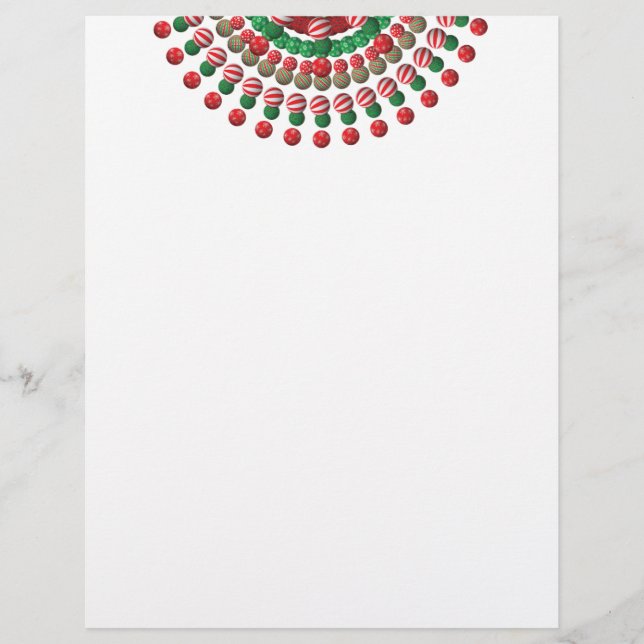 Papel Timbrado Starburst Natal (Frente)