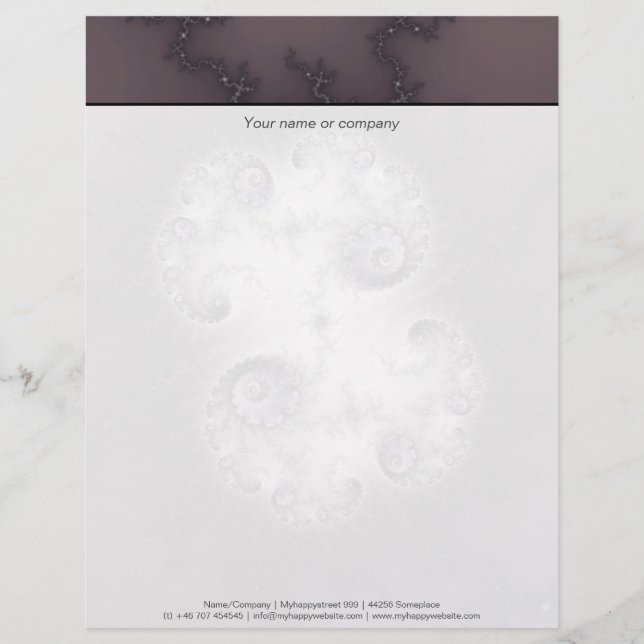 Papel Timbrado Stone Guardian - Arte Fractal (Frente)