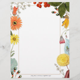 Papel Timbrado Summer Floral Personalizado
