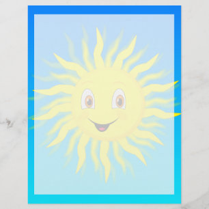Papel Timbrado Sunsher Happy Sun Face