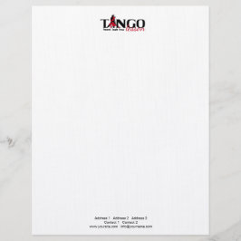 Papel Timbrado Tango Lesson - Letterhead