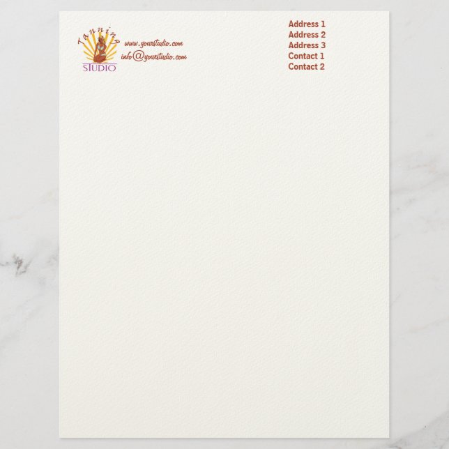 Papel Timbrado Tanning Studio - Letterhead (Frente)